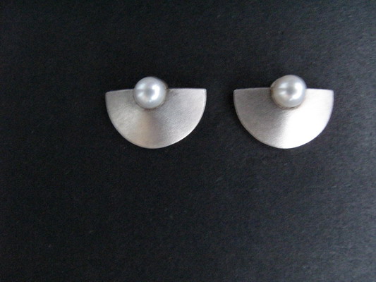 Ohrstecker Silber mit Perle